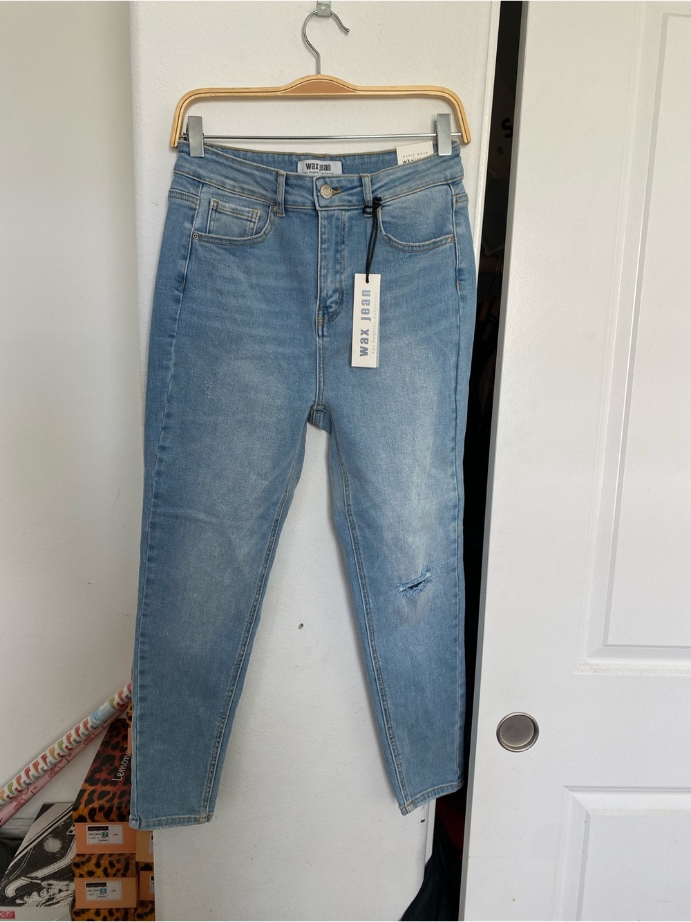 Wax Jean Women’s Light Wash High-Rise Skinny Jeans Size 11